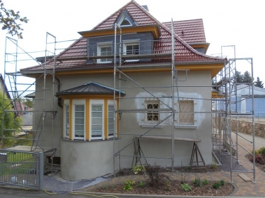  Großbaustelle Fassadengestaltung in Egelsdorf 