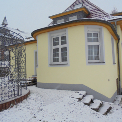 Fertigstellung Fassadenarbeiten Villa, Egelsdorf